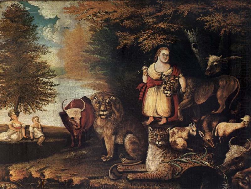 Edward Hicks Peaceable Kingdom china oil painting image